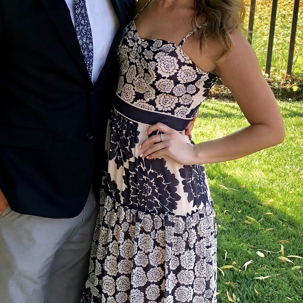 Formal floral maxi dress